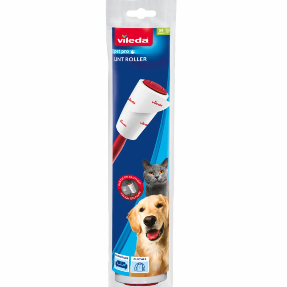 12x Vileda PetPro Kleefborstel 58 bladen