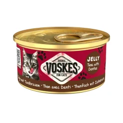 24x Voskes Kattenvoer Nat Tonijn met Tandbrasem 85 gr
