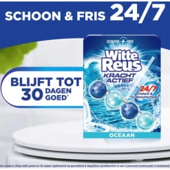 10x Witte Reus Toiletblok Kracht Actief Oceaan