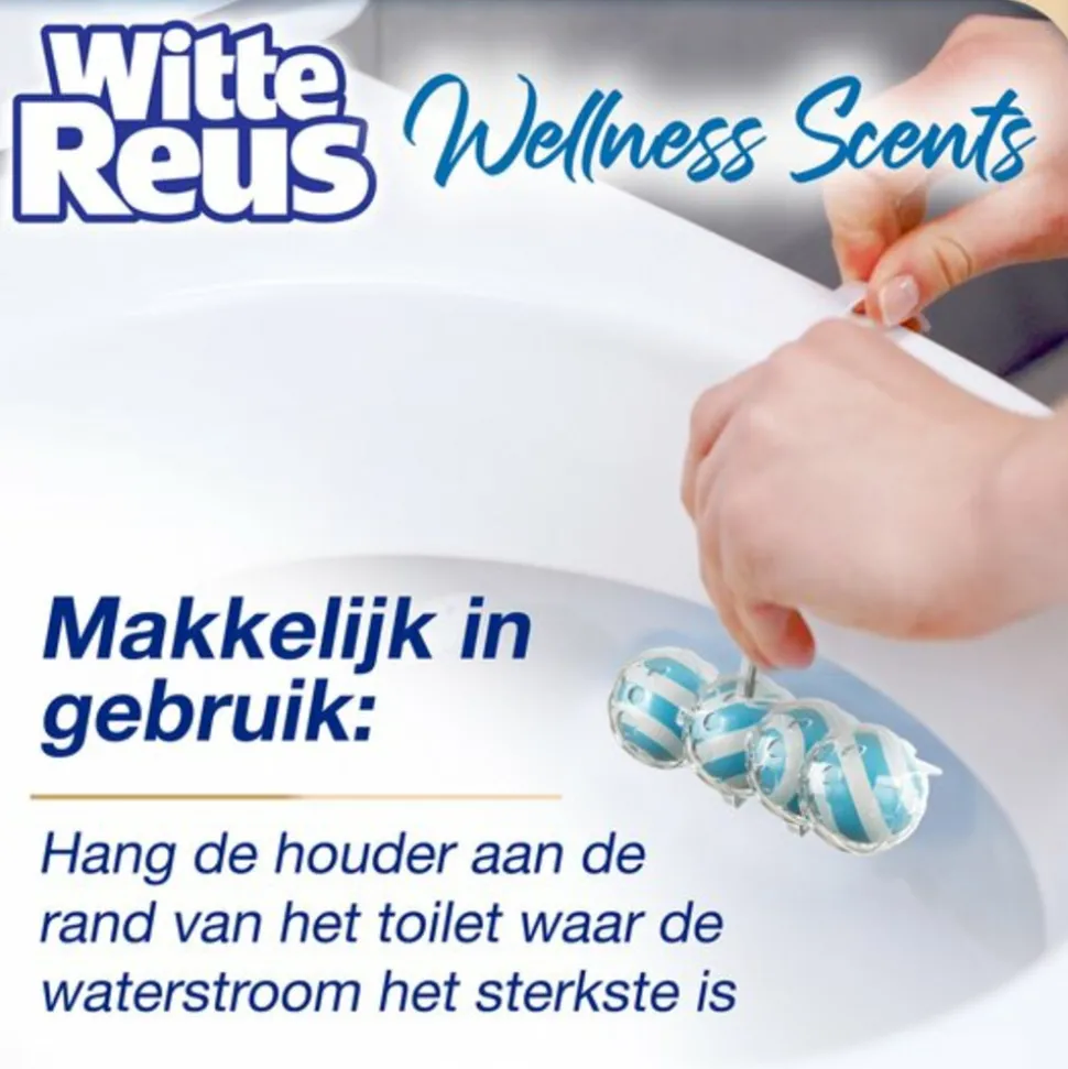 10x Witte Reus Toiletblok Wellness Scents Vitality