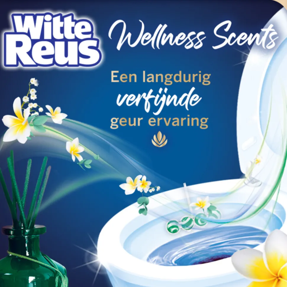 10x Witte Reus Toiletblok Wellness Scents Calmness