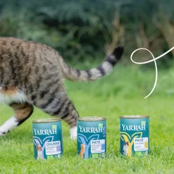 12x Yarrah Bio Kattenvoer Chunks Kip 405 gr