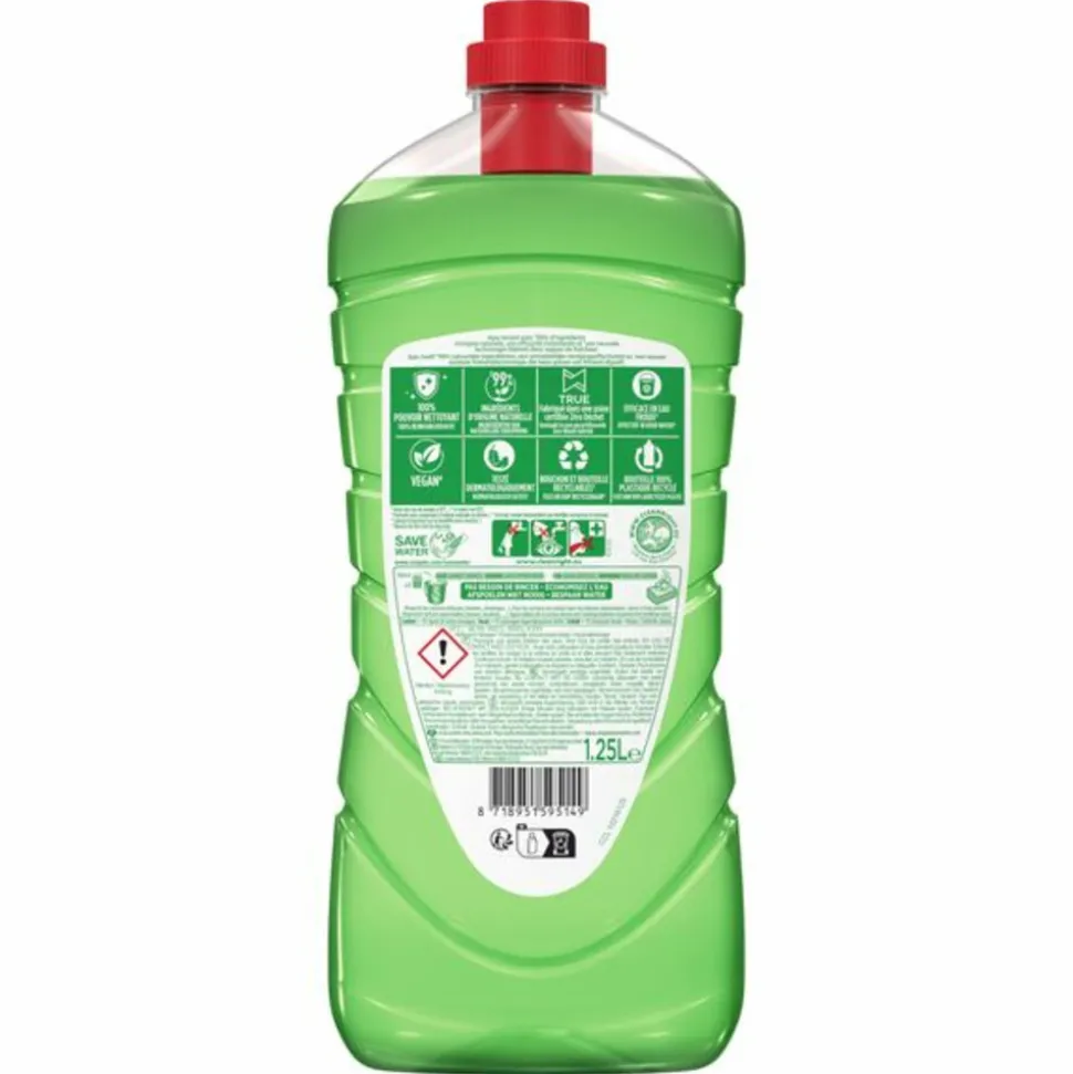 12x Ajax Allesreiniger Limoen 1,25 liter
