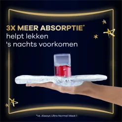 3x Always Maandverband Ultra Ultimate Night 18 stuks