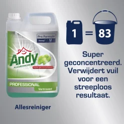 2x Andy Professional Allesreiniger Vertrouwd Pro Formula 5 liter