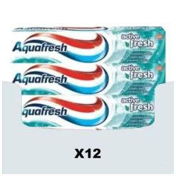 12x Aquafresh Tandpasta Active Fresh 100 ml