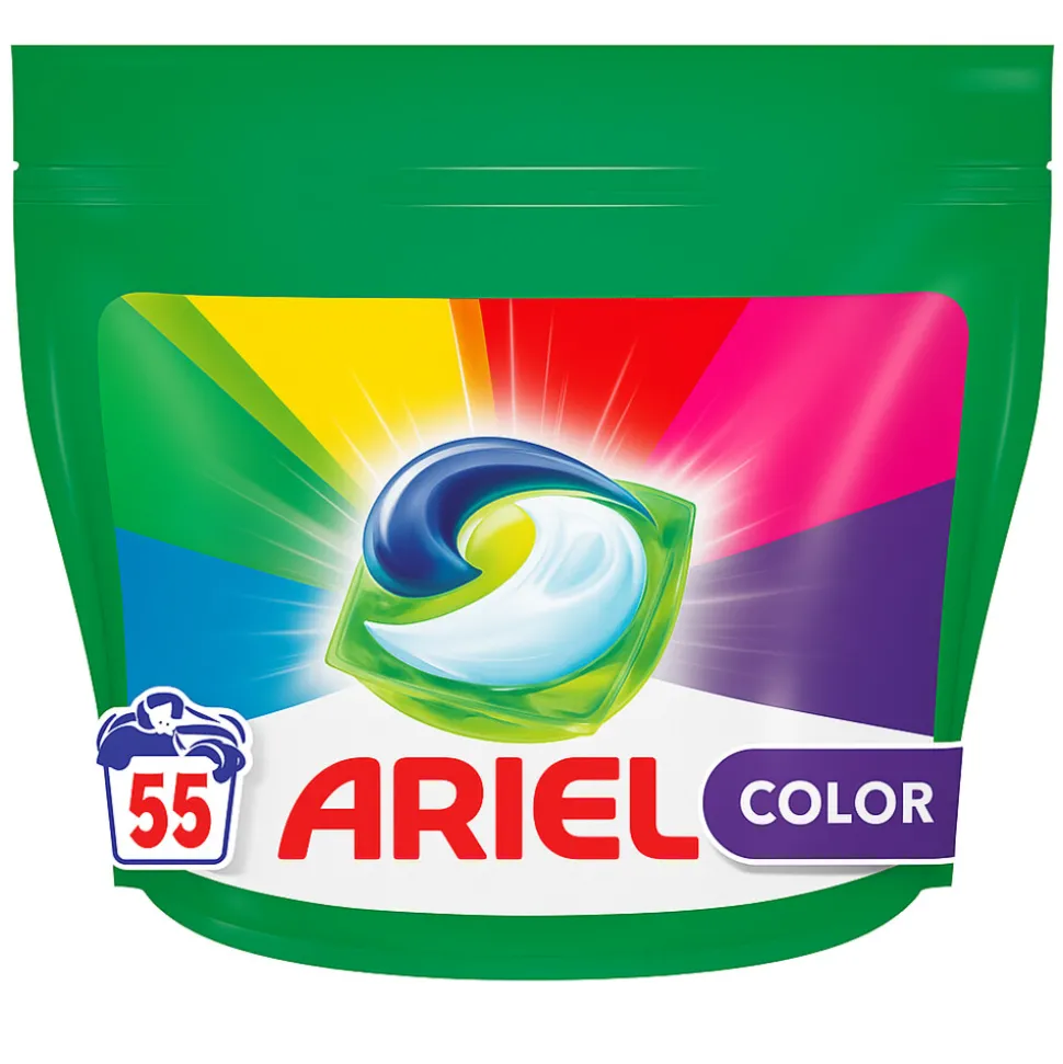 2x Ariel Wasmiddel 3in1 Pods Color 55 stuks