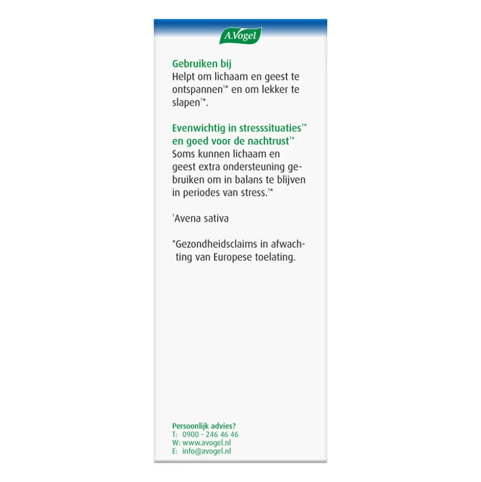 2x A.Vogel Avena Sativa Complex (Nacht)rust druppels 100 ml