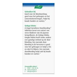 2x A.Vogel Geriaforce Doorbloeding 200 tabletten