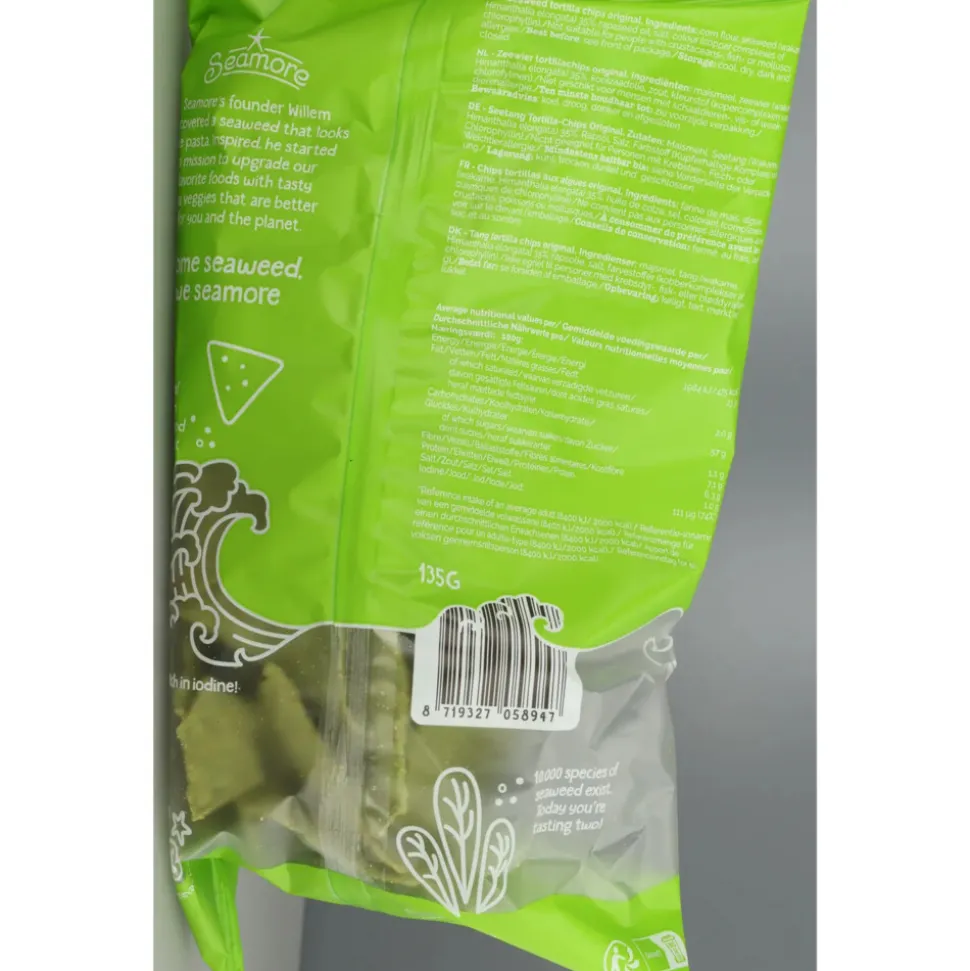 6x Bayer I Sea Chips Zeewier Tortilla 135 gr