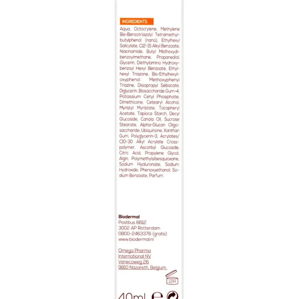 2x Biodermal Zonnecreme Gezicht Anti Age SPF 50+ 40 ml