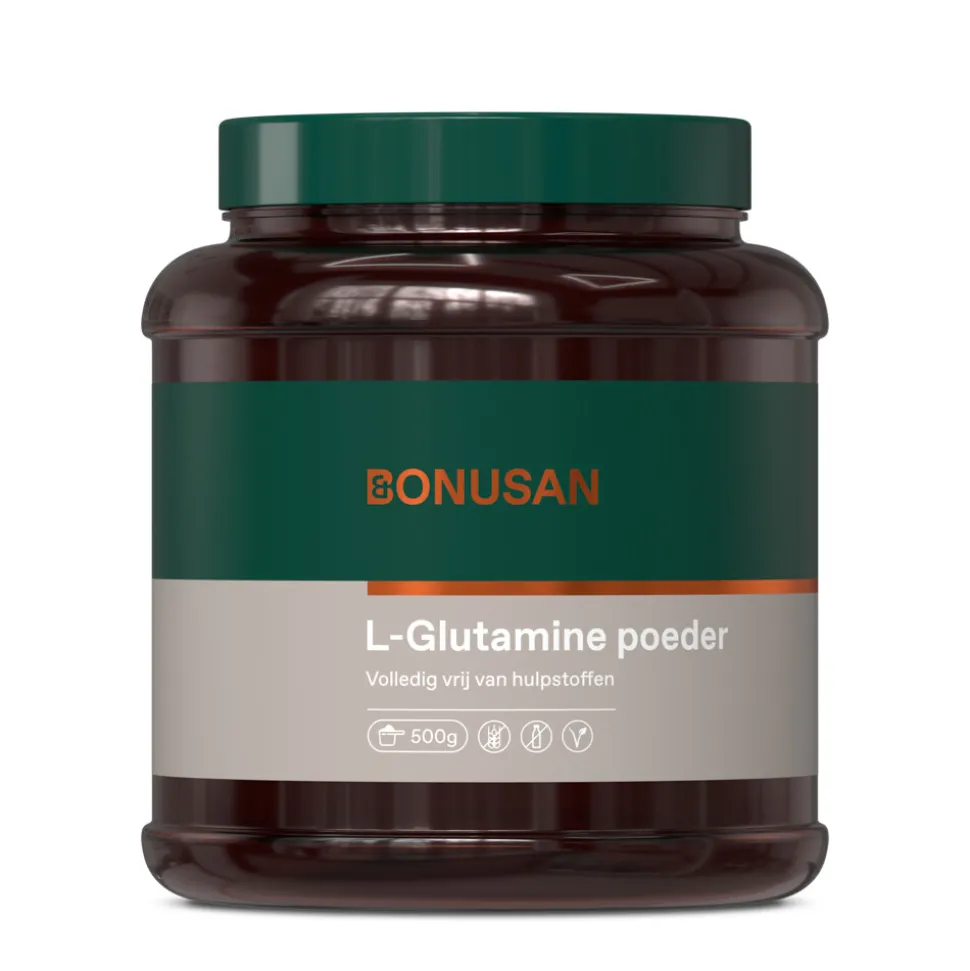 2x Bonusan L Glutamine Poeder 500 gr