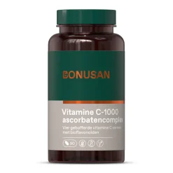 2x Bonusan Vitamine C-1000 ascorbatencomplex 90 tabletten
