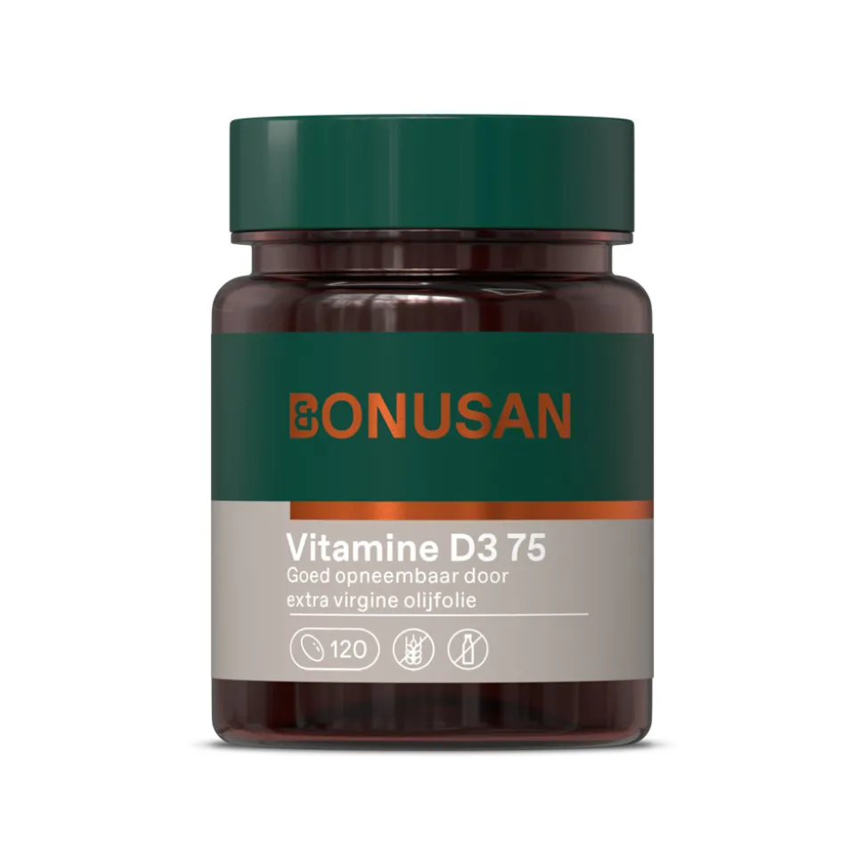 2x Bonusan Vitamine D3 75mcg/3000ie 120 softgels