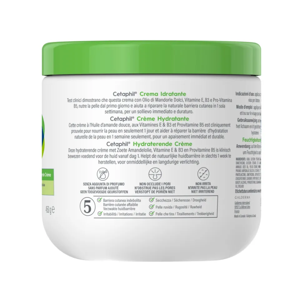2x Cetaphil Hydraterende Crème 450 gr