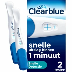 6x Clearblue Zwangerschapstest Snelle Detectie 2 stuks