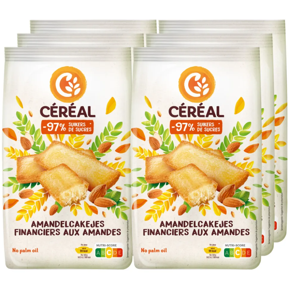 6x Céréal Amandelcakejes 175 gr