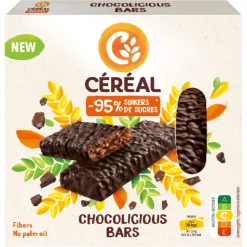 5x Céréal Chocolicious Bars 3 x 23 gr