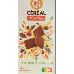 12x Céréal Chocotablet Hazelnoot 80 gr