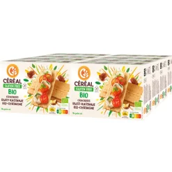 8x Céréal Crackers Rijst & Kastanje 250 gr