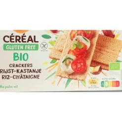 8x Céréal Crackers Rijst & Kastanje 250 gr