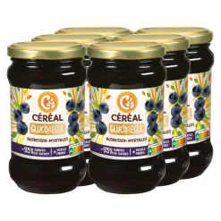 6x Céréal Jam Bosbessen 320 gr