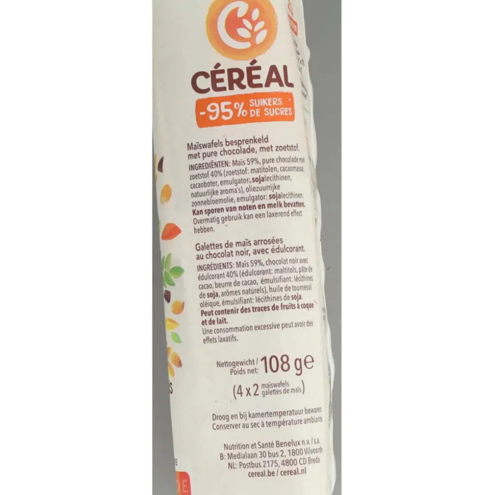 14x Céréal Maiswafel Puur 108 gr