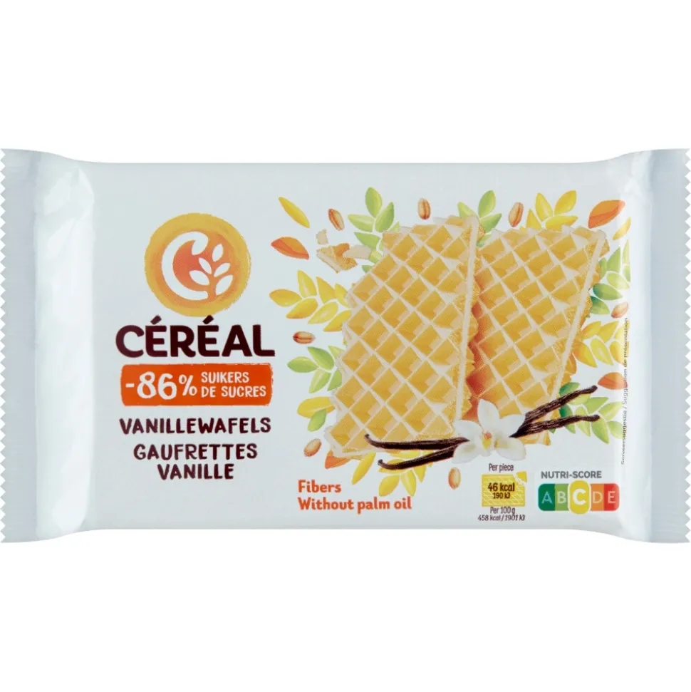 3x Céréal Vanillewafels 90 gr