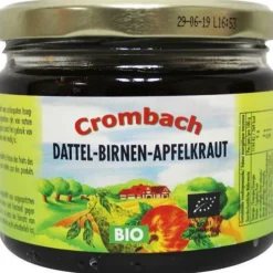 6x Crombach Appelpeer Dadelstroop Bio 330 gr