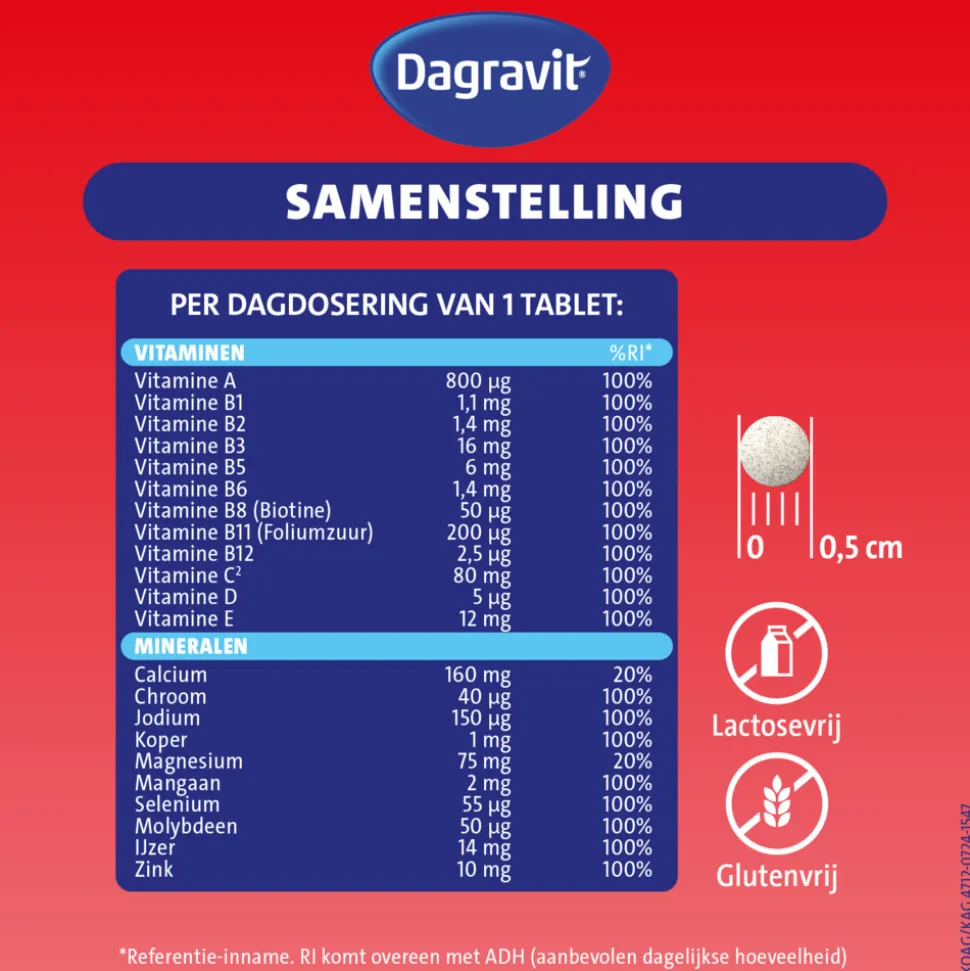 2x Dagravit Multi Elke Dag 60 tabletten