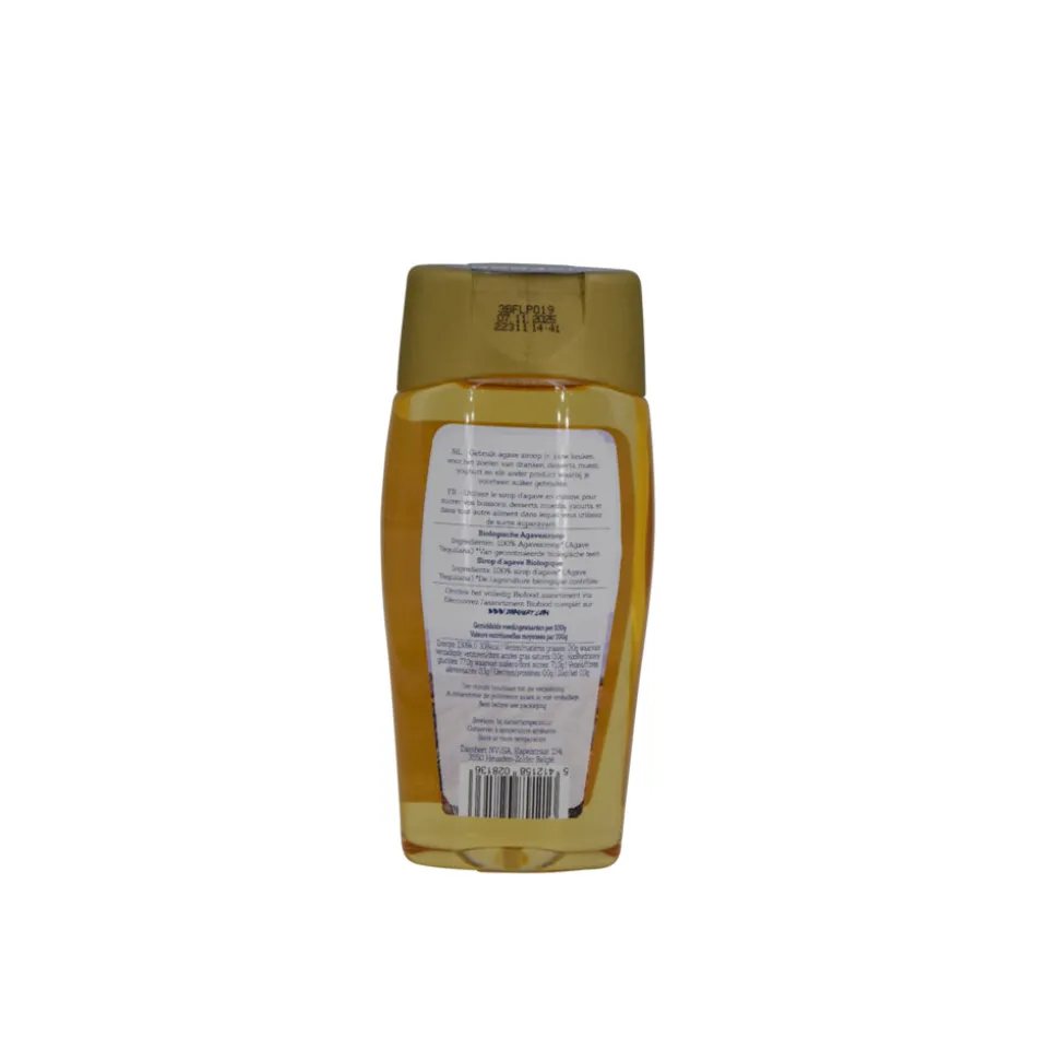 3x Damhert Biofood Agavesiroop Amber Biologisch 250 ml