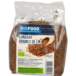 3x Damhert Biofood Lijnzaad Biologisch 500 gr