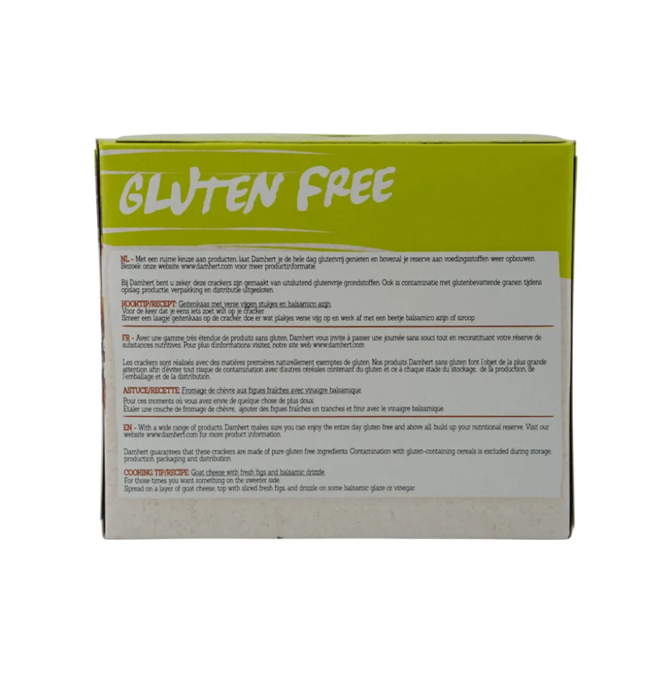 3x Damhert Crackers Haver Glutenvrij Lactosevrij 230 gr