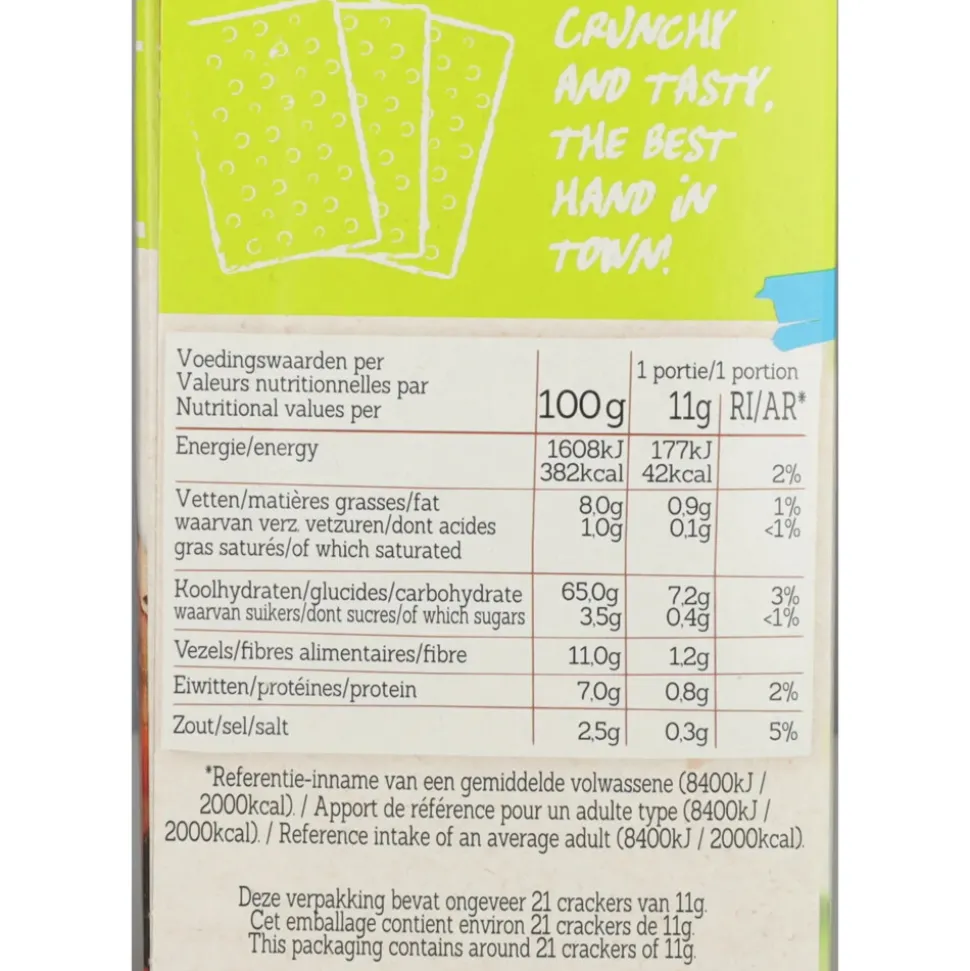 3x Damhert Crackers Haver Glutenvrij Lactosevrij 230 gr
