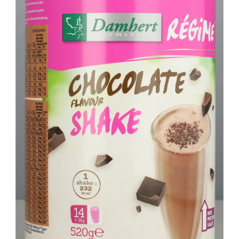 3x Damhert Maaltijdshake Chocolade 520 gr