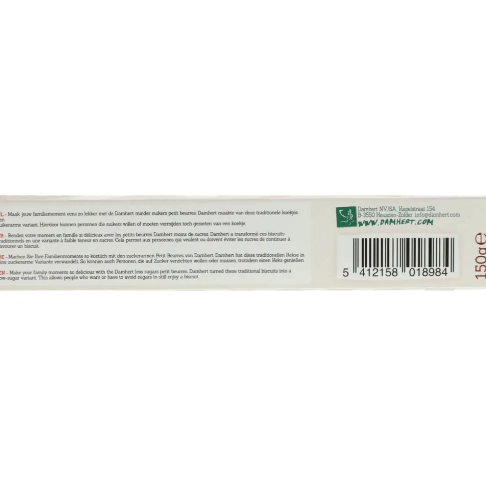 3x Damhert Petit Beurre Melkchocolade 125 gr