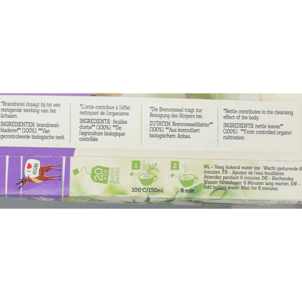 3x Damhert Wellbeing Thee Brandnetel 20 stuks