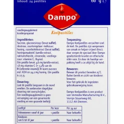 2x Dampo Keelpastilles 24 stuks