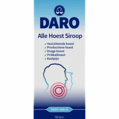 3x Daro Alle Hoest Siroop 150 ml