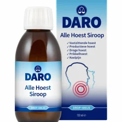 3x Daro Alle Hoest Siroop 150 ml