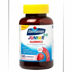 2x Davitamon Junior Gummies 3-12 jaar 60 gummies