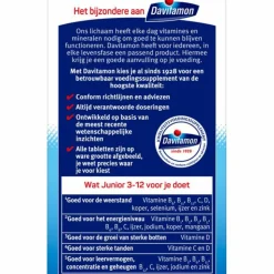 2x Davitamon Junior 3+ Kauwvitamines Banaan 120 kauwtabletten