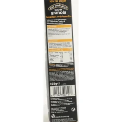 5x Eat natural Super Granola Laag in Suikers met Volkoren Haver, Kokosnoot & Zaden 425 gr