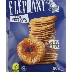 3x Elephant Pretzels Zeezout 180 gr