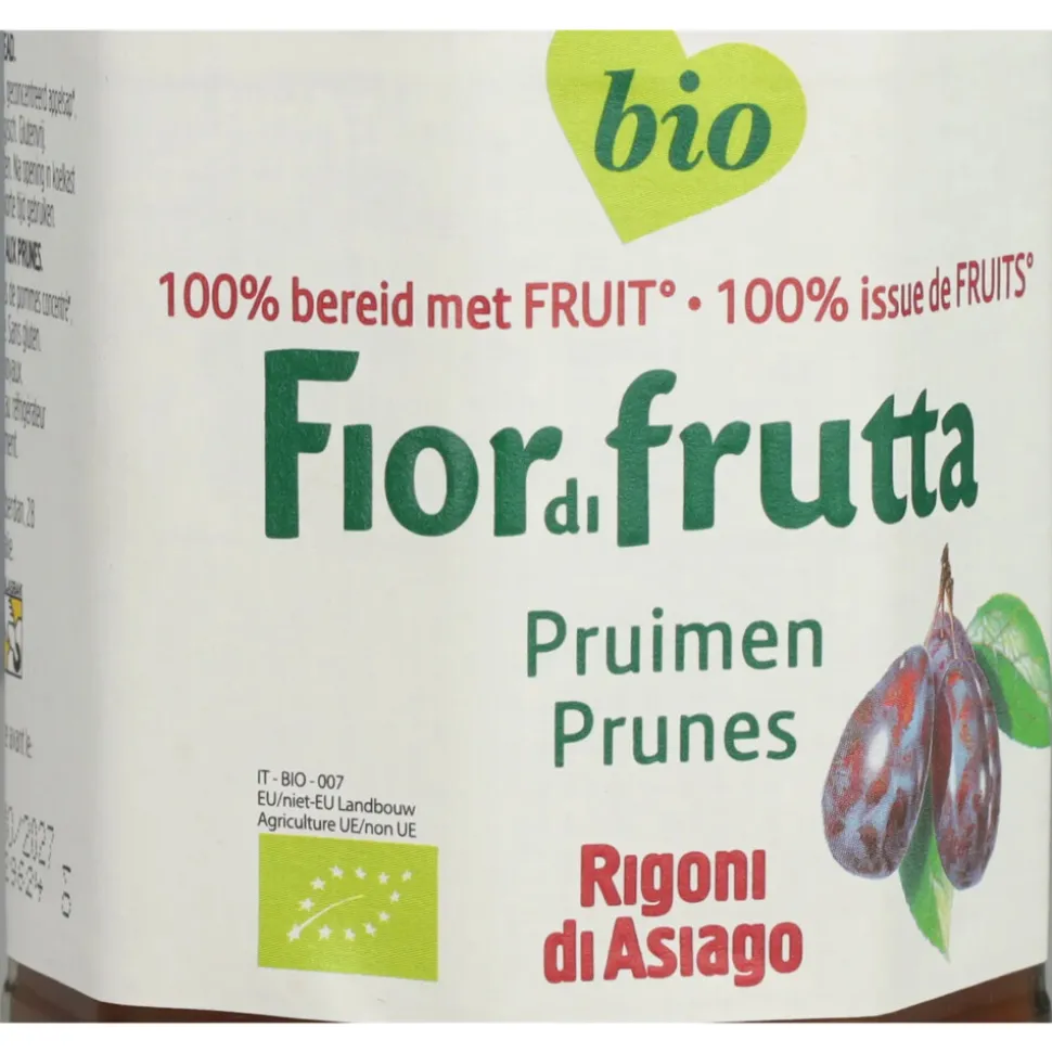 6x Fiordifrutta Biologische Jam Pruimen 250 gr