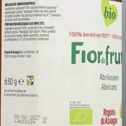 3x Fiordifrutta Biologische Jam Abrikozen 630 gr