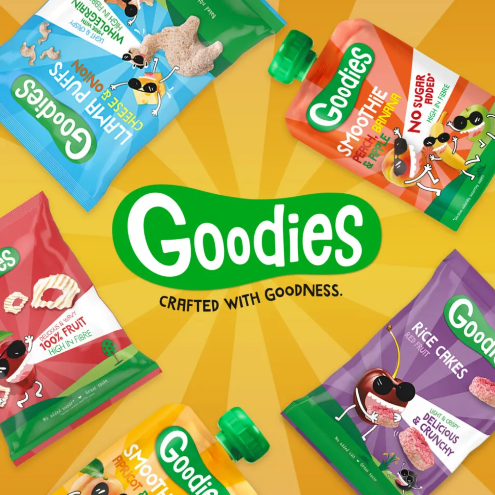 11x Goodies Snack Chips Appel 15 gr