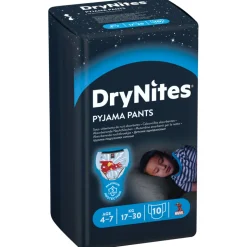 3x Huggies DryNites Absorberende Luierbroekjes Jongens 4-7 jaar 10 stuks