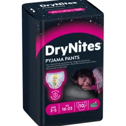 3x Huggies DryNites Absorberende Luierbroekjes Meisjes 3-5 jaar 10 stuks
