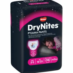 3x Huggies DryNites Absorberende Luierbroekjes Meisjes 3-5 jaar 10 stuks